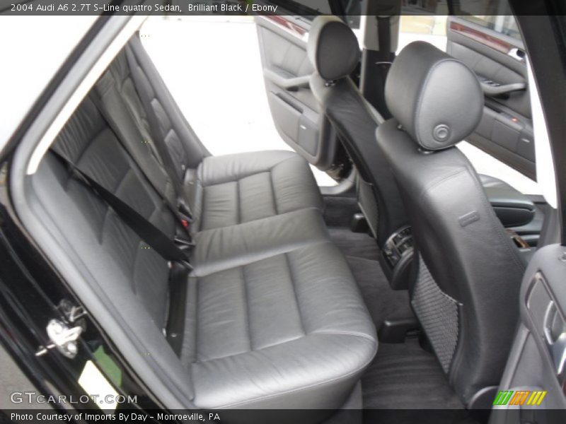 Brilliant Black / Ebony 2004 Audi A6 2.7T S-Line quattro Sedan