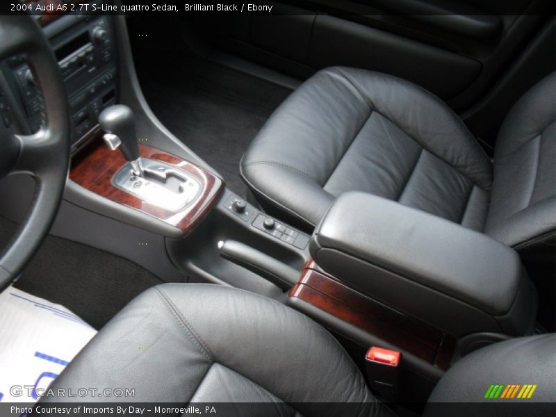 Brilliant Black / Ebony 2004 Audi A6 2.7T S-Line quattro Sedan