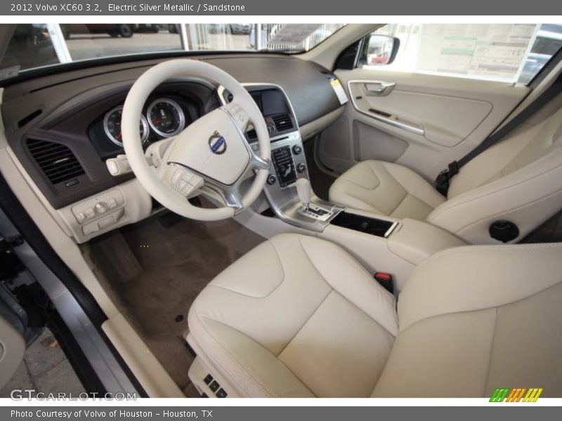 Electric Silver Metallic / Sandstone 2012 Volvo XC60 3.2