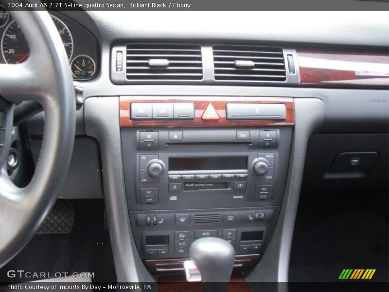 Brilliant Black / Ebony 2004 Audi A6 2.7T S-Line quattro Sedan