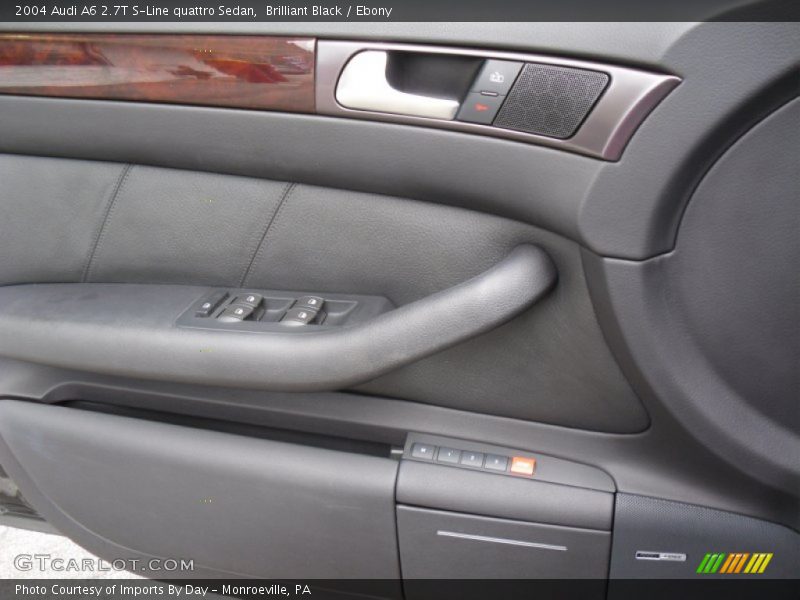 Brilliant Black / Ebony 2004 Audi A6 2.7T S-Line quattro Sedan
