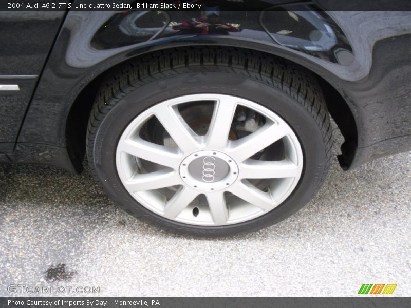 Brilliant Black / Ebony 2004 Audi A6 2.7T S-Line quattro Sedan