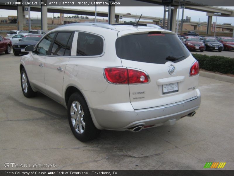 White Diamond Tricoat / Cashmere/Cocoa 2010 Buick Enclave CXL