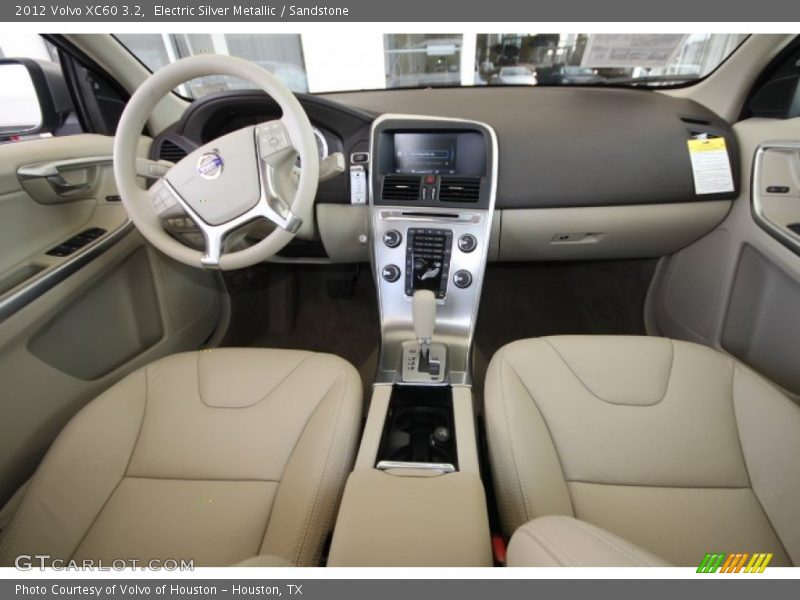 Electric Silver Metallic / Sandstone 2012 Volvo XC60 3.2