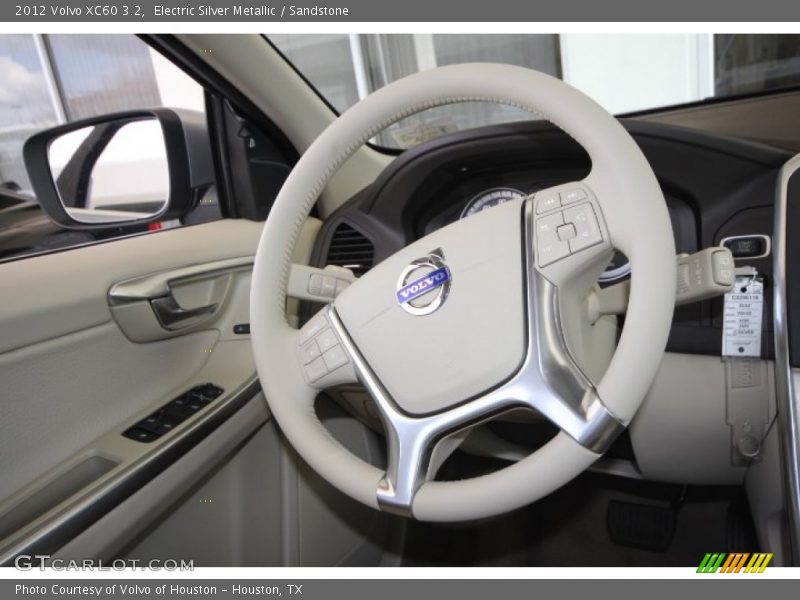 Electric Silver Metallic / Sandstone 2012 Volvo XC60 3.2