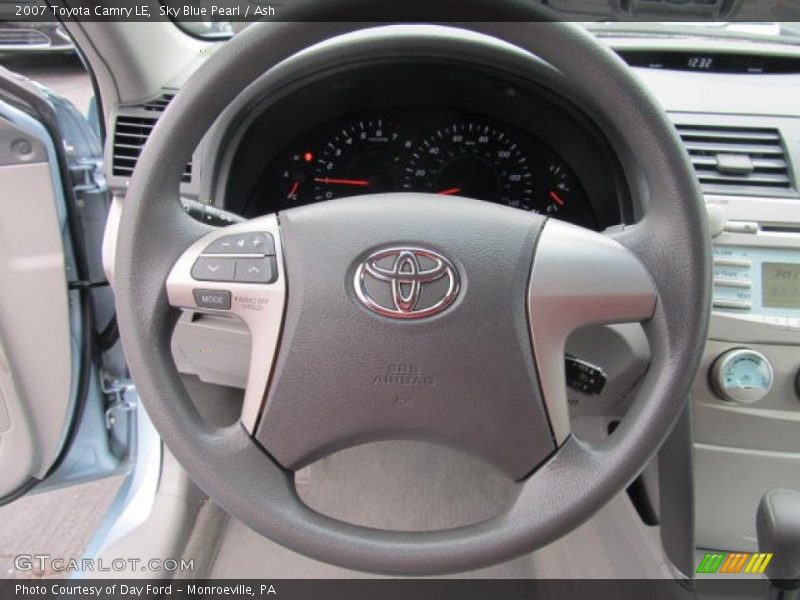 Sky Blue Pearl / Ash 2007 Toyota Camry LE