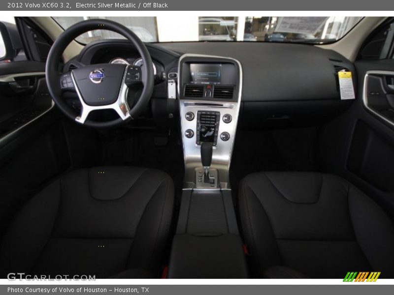Electric Silver Metallic / Off Black 2012 Volvo XC60 3.2