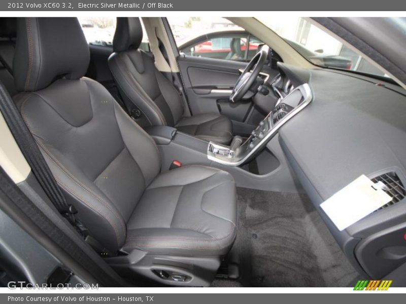 Electric Silver Metallic / Off Black 2012 Volvo XC60 3.2