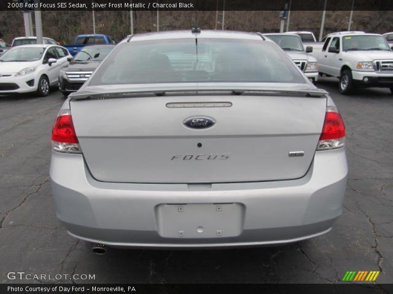 Silver Frost Metallic / Charcoal Black 2008 Ford Focus SES Sedan