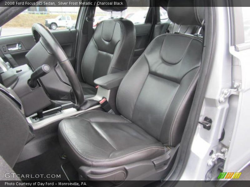  2008 Focus SES Sedan Charcoal Black Interior