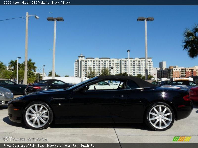 Black / Black 2006 Aston Martin DB9 Volante