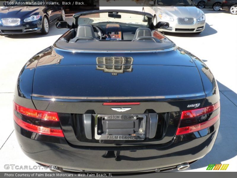 Black / Black 2006 Aston Martin DB9 Volante