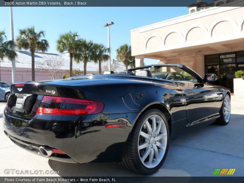 Black / Black 2006 Aston Martin DB9 Volante
