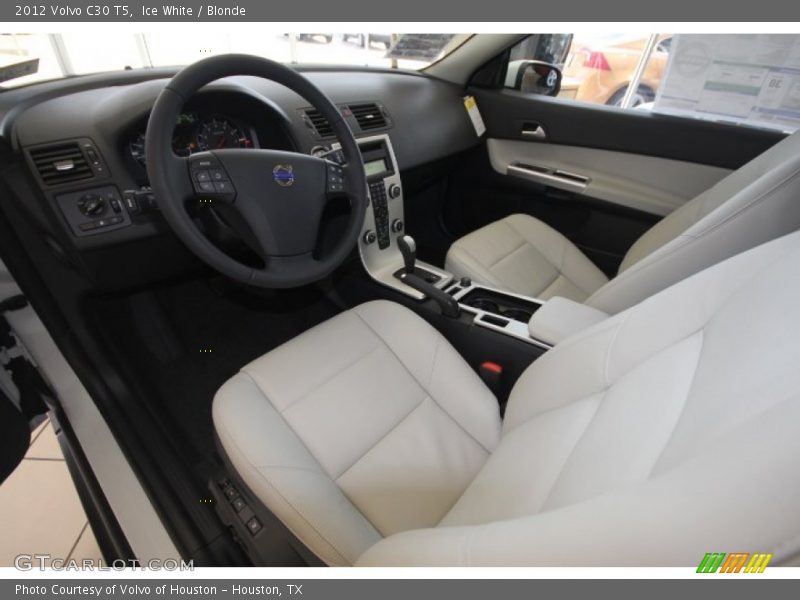 Ice White / Blonde 2012 Volvo C30 T5