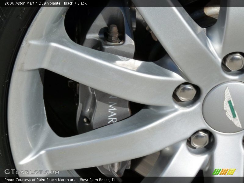 Black / Black 2006 Aston Martin DB9 Volante