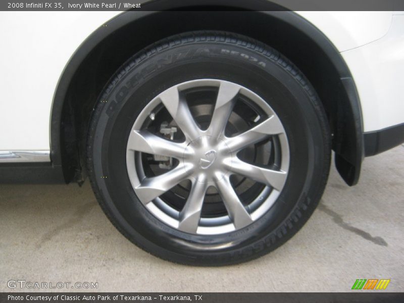 Ivory White Pearl / Wheat 2008 Infiniti FX 35