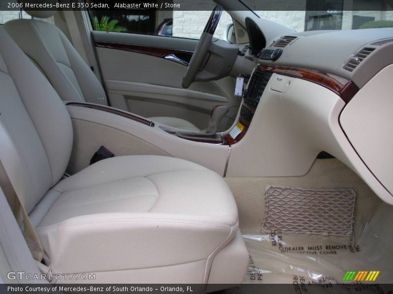 Alabaster White / Stone 2006 Mercedes-Benz E 350 Sedan