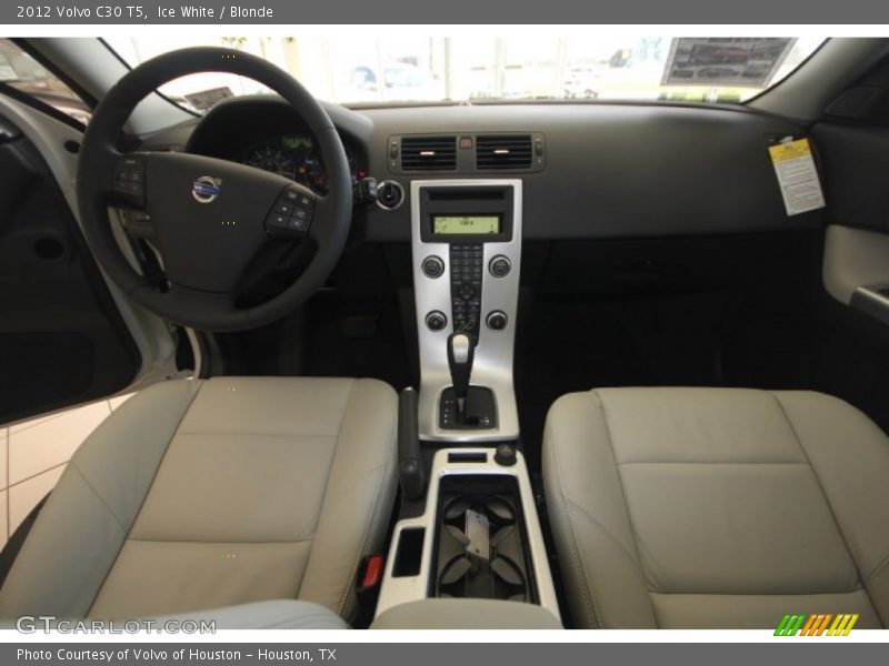 Ice White / Blonde 2012 Volvo C30 T5