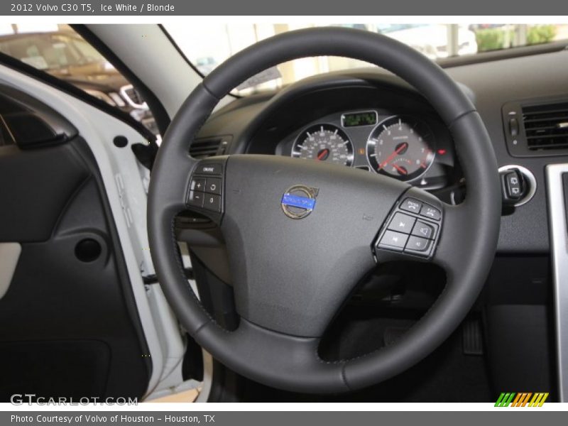 Ice White / Blonde 2012 Volvo C30 T5