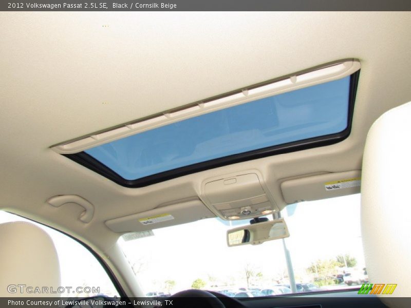 Black / Cornsilk Beige 2012 Volkswagen Passat 2.5L SE
