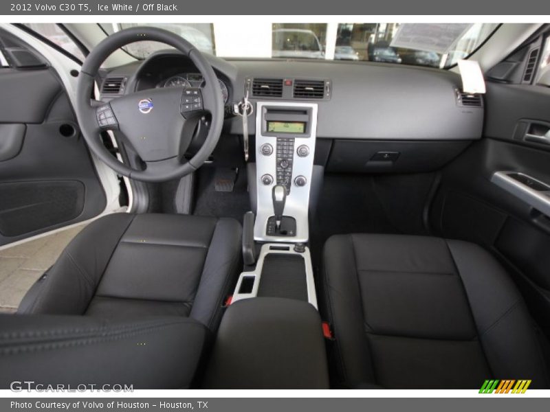 Ice White / Off Black 2012 Volvo C30 T5