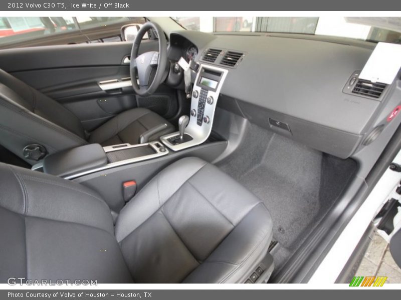 Ice White / Off Black 2012 Volvo C30 T5