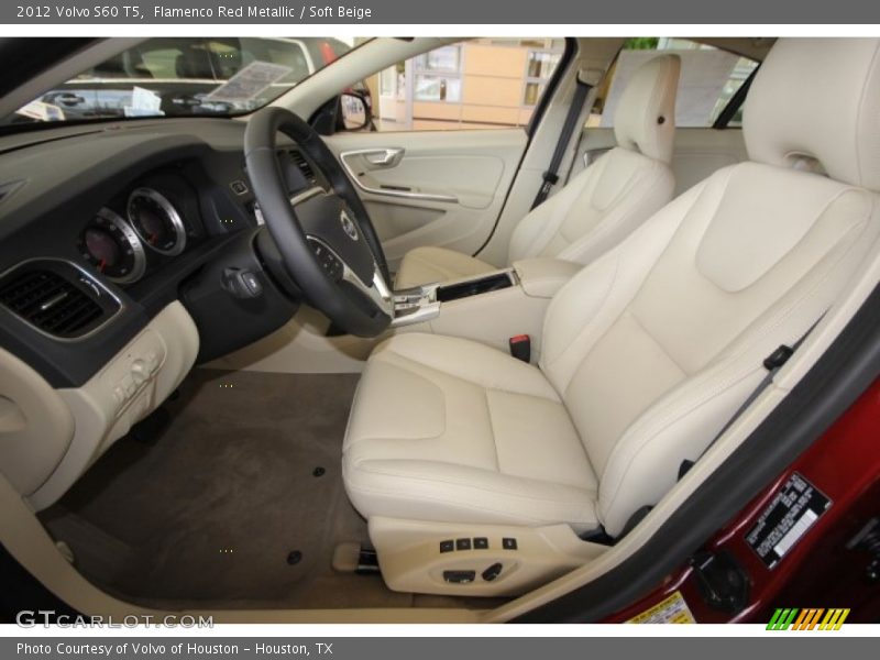 Flamenco Red Metallic / Soft Beige 2012 Volvo S60 T5