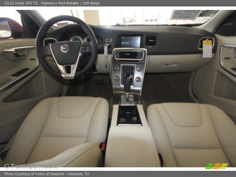 Flamenco Red Metallic / Soft Beige 2012 Volvo S60 T5