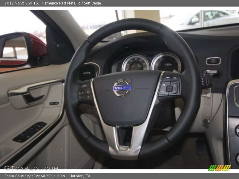 Flamenco Red Metallic / Soft Beige 2012 Volvo S60 T5