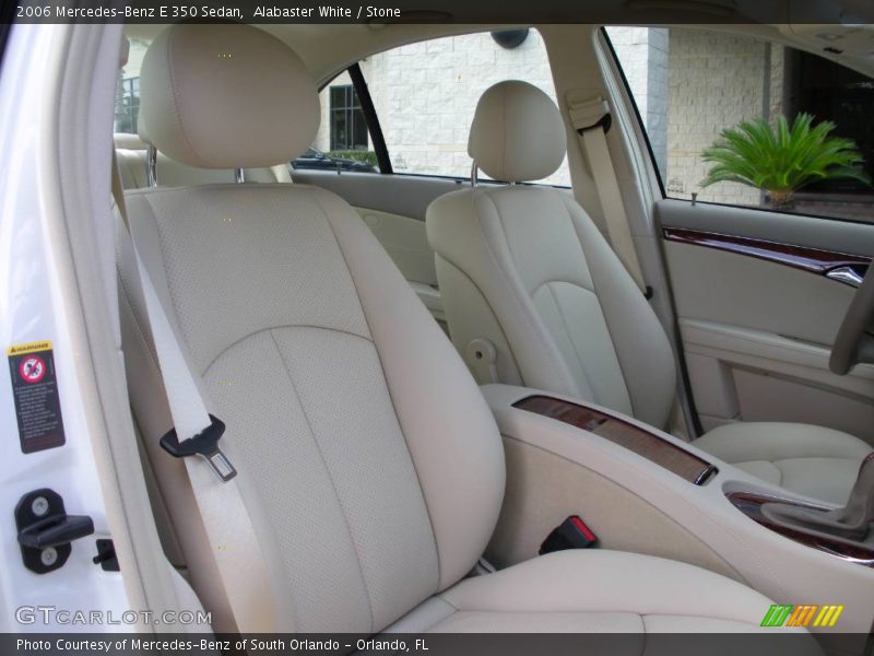 Alabaster White / Stone 2006 Mercedes-Benz E 350 Sedan