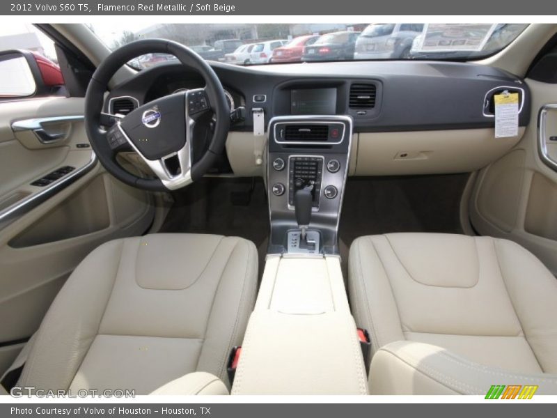 Flamenco Red Metallic / Soft Beige 2012 Volvo S60 T5