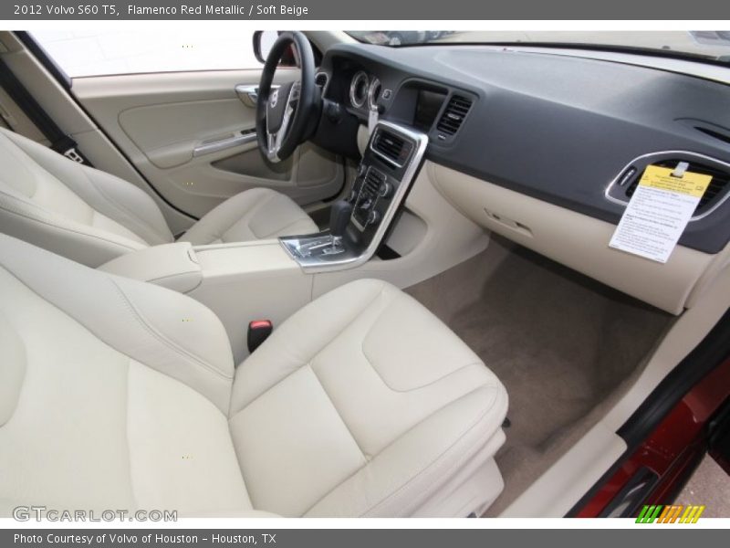 Flamenco Red Metallic / Soft Beige 2012 Volvo S60 T5