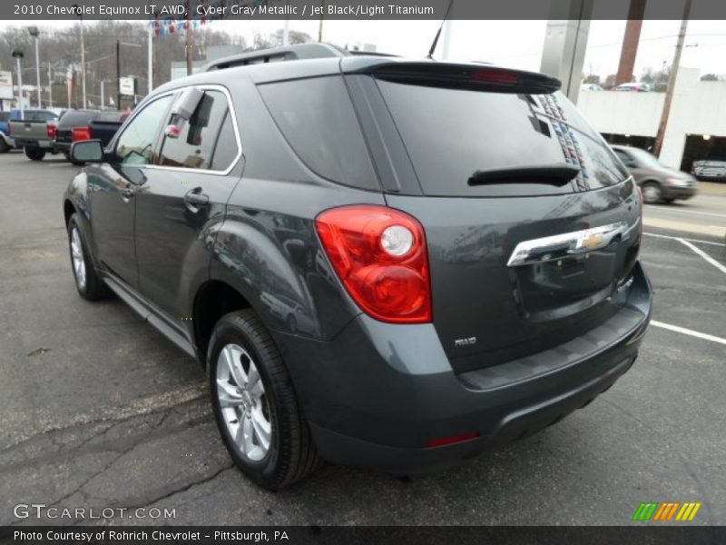 Cyber Gray Metallic / Jet Black/Light Titanium 2010 Chevrolet Equinox LT AWD