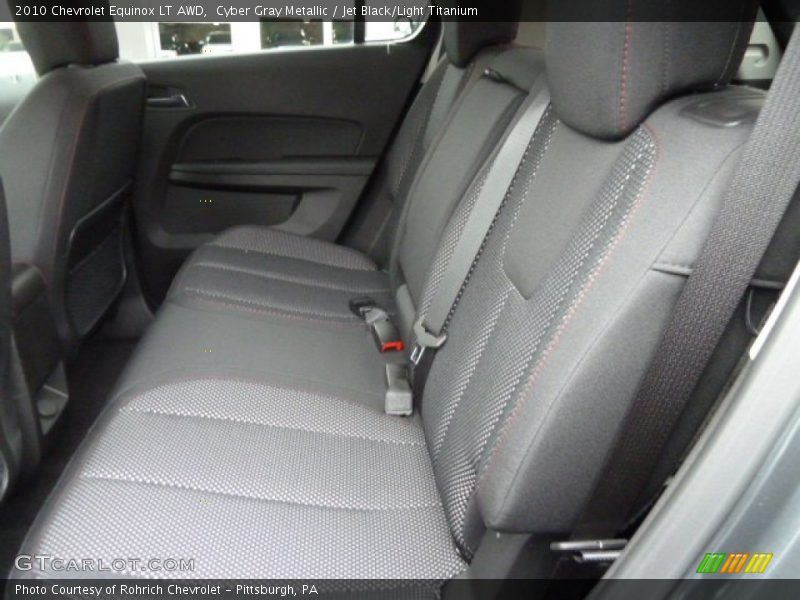 Cyber Gray Metallic / Jet Black/Light Titanium 2010 Chevrolet Equinox LT AWD