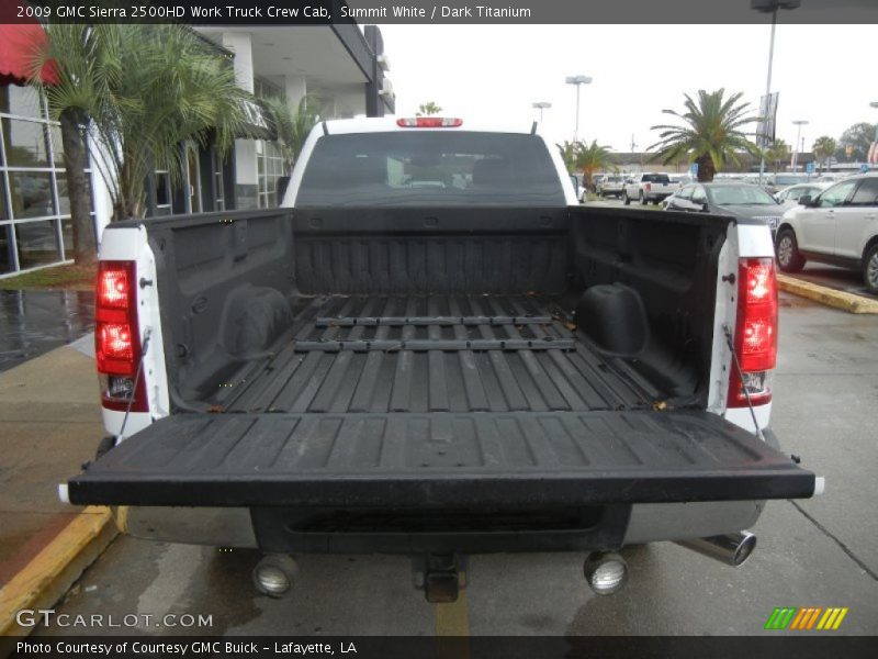 Summit White / Dark Titanium 2009 GMC Sierra 2500HD Work Truck Crew Cab