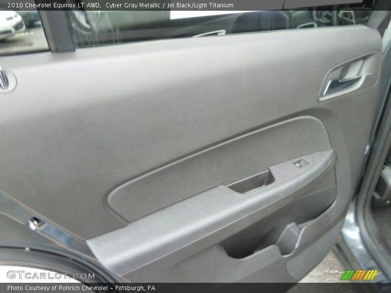 Cyber Gray Metallic / Jet Black/Light Titanium 2010 Chevrolet Equinox LT AWD