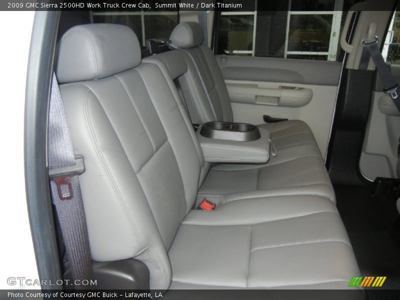 Summit White / Dark Titanium 2009 GMC Sierra 2500HD Work Truck Crew Cab