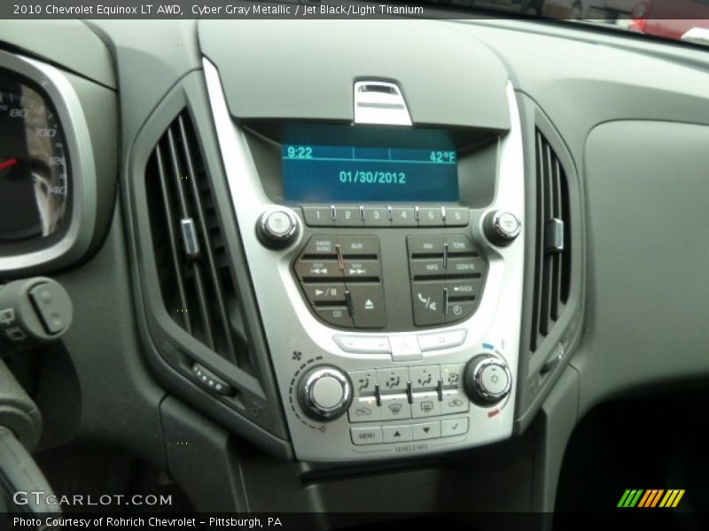 Cyber Gray Metallic / Jet Black/Light Titanium 2010 Chevrolet Equinox LT AWD