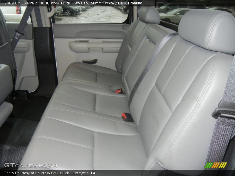 Summit White / Dark Titanium 2009 GMC Sierra 2500HD Work Truck Crew Cab