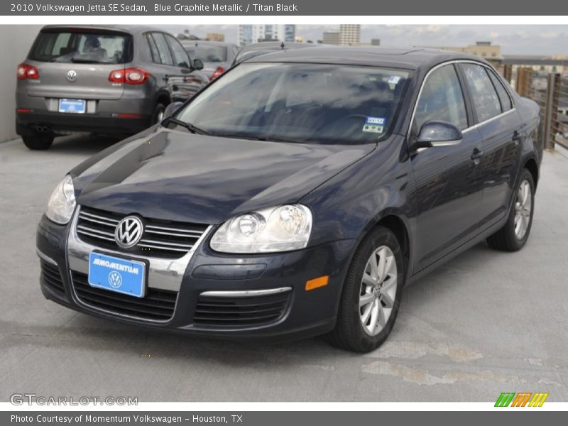 Blue Graphite Metallic / Titan Black 2010 Volkswagen Jetta SE Sedan