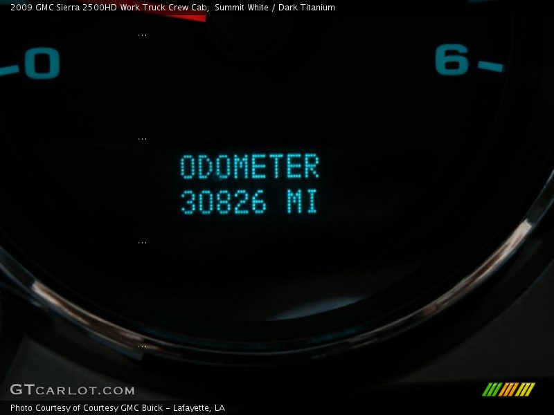 Summit White / Dark Titanium 2009 GMC Sierra 2500HD Work Truck Crew Cab