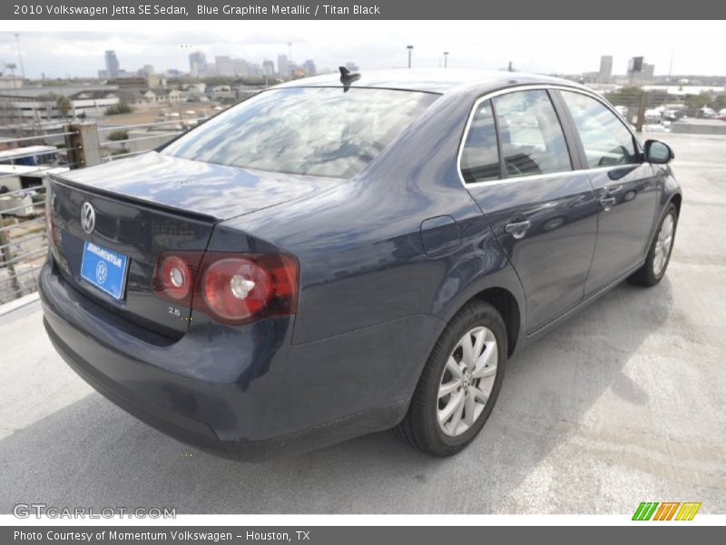 Blue Graphite Metallic / Titan Black 2010 Volkswagen Jetta SE Sedan