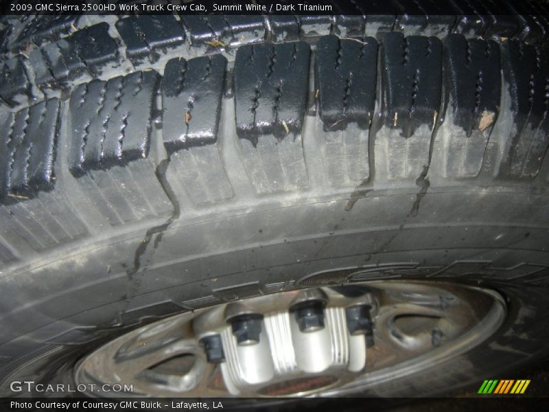 Summit White / Dark Titanium 2009 GMC Sierra 2500HD Work Truck Crew Cab