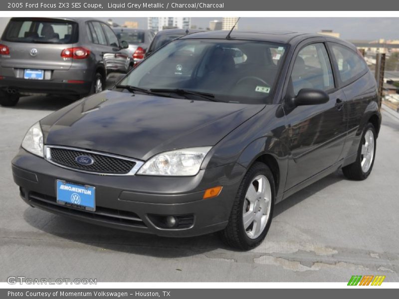 Liquid Grey Metallic / Charcoal/Charcoal 2005 Ford Focus ZX3 SES Coupe
