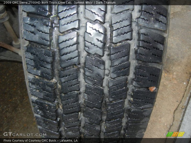 Summit White / Dark Titanium 2009 GMC Sierra 2500HD Work Truck Crew Cab