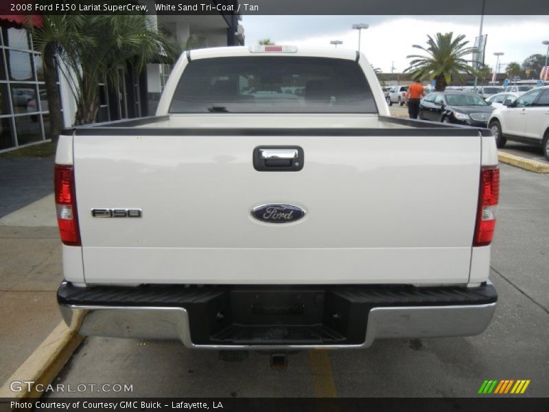 White Sand Tri-Coat / Tan 2008 Ford F150 Lariat SuperCrew