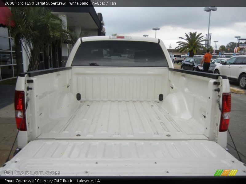 White Sand Tri-Coat / Tan 2008 Ford F150 Lariat SuperCrew