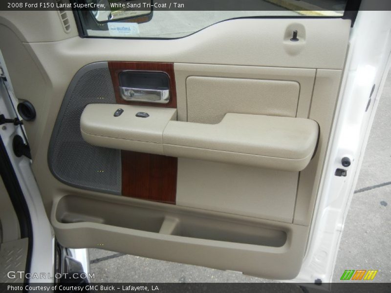 White Sand Tri-Coat / Tan 2008 Ford F150 Lariat SuperCrew