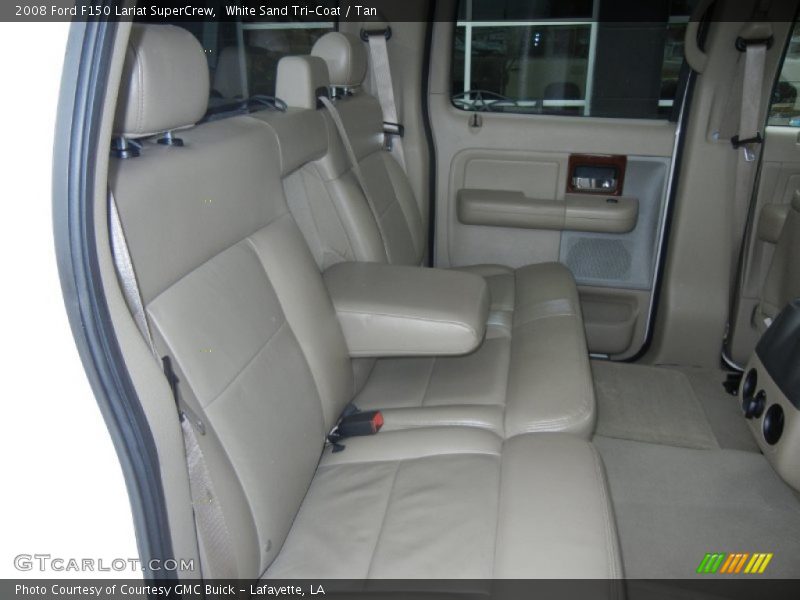 White Sand Tri-Coat / Tan 2008 Ford F150 Lariat SuperCrew