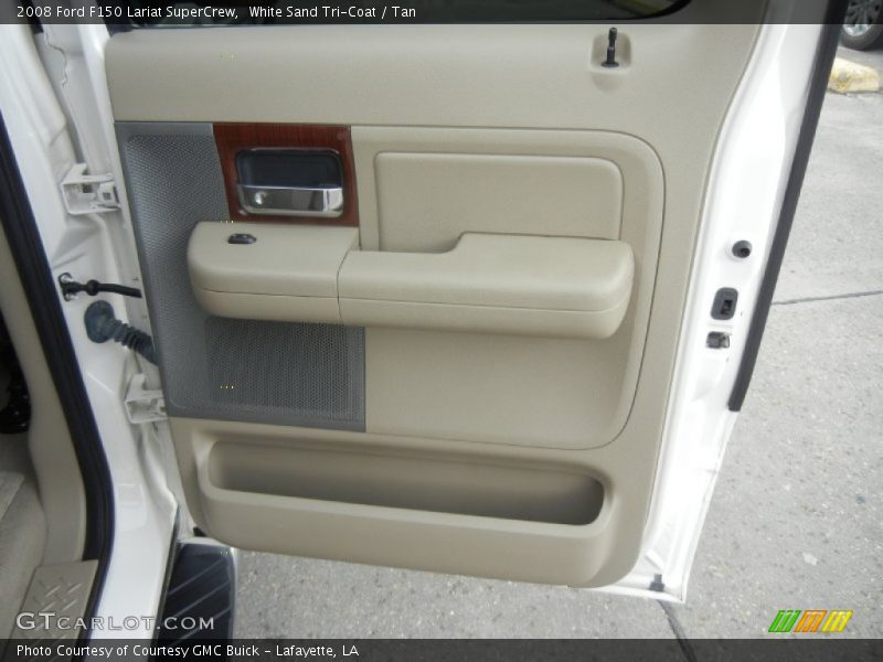 White Sand Tri-Coat / Tan 2008 Ford F150 Lariat SuperCrew
